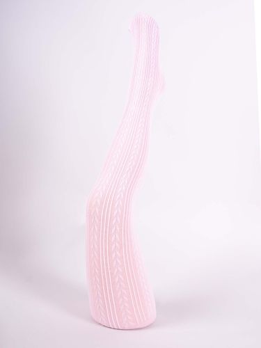 Rajstopy dziecięce mikrofibra warkocz pudrowo różowe 40 DEN 140-146 na Arena.pl