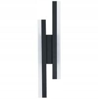 LAMPA ŚCIENNA LED kinkiet wewnętrzny LED 9W 50CM CZARNA ZIMNA BIEL 6000K