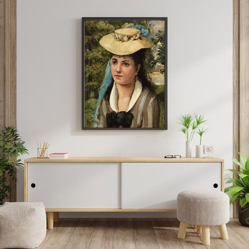 Lise in a Straw, Pierre-Auguste Renoir - plakat 70x100 cm na Arena.pl