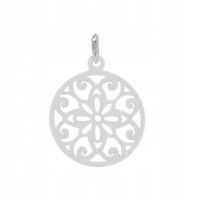 ZAWIESZKA SREBRNA AŻUORWA ROZETKA WISIOREK DUŻY SREBRO 925