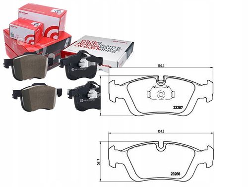 BREMBO KLOCKI HAMULCOWE PRZÓD BMW 3 E36 325 TD na Arena.pl