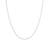 złoty łańcuszek 333 splot typu pancerka (curb chain) 45cm