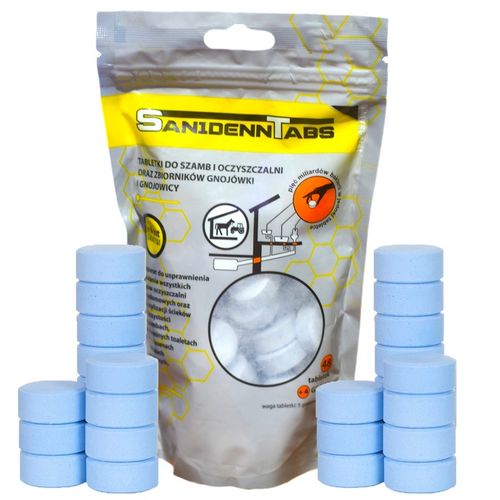 TABLETKI BAKTERIE DO SZAMBA OCZYSZCZALNI SUCHYCH LATRYN SANIDENN 52 na Arena.pl