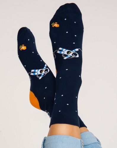 SKARPETY BAWEŁNIANE WZORZYSTE SB001 23-26 wzór - chłopiec na Arena.pl