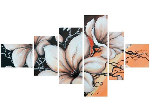 OBRAZ MAGNOLIA SUNSET KWIATY ZACHÓD SŁOŃCA na Arena.pl
