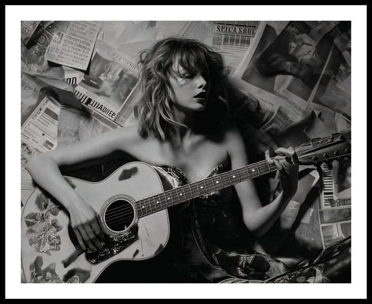Plakat 76x60,5cm Młoda Gitarzystka zdjęcie 3
