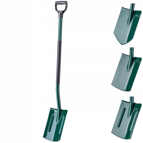 ŁOPATA SZPADEL PROSTY METAL TRZONEK ERGONOMICZNY zdjęcie 6