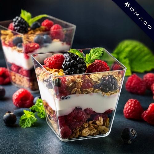 POJEMNIK NA ŻYWNOŚĆ PUCHARKI do DESERÓW na DESERY na DESERKI ŁYŻECZKI na Arena.pl