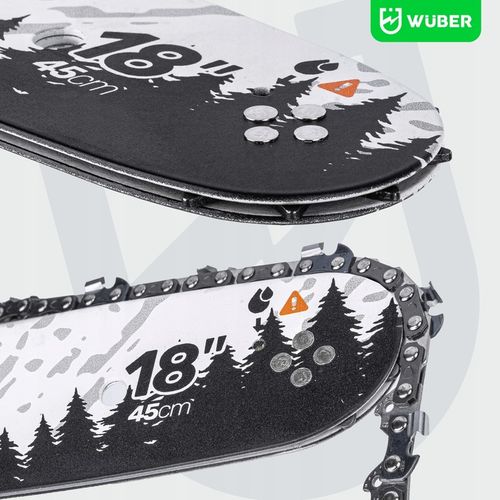 PROWADNICA DO PIŁY SPALINOWEJ PILARKI 18" 45CM + 2X ŁAŃCUCH 0.325" na Arena.pl