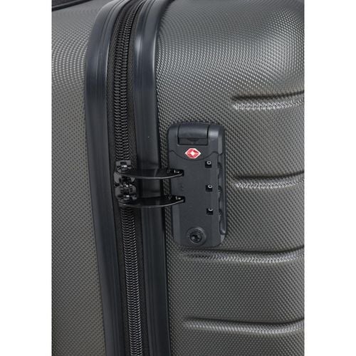 WALIZKA PODRÓŻNA KABINOWA 20 CALI Z KOMORĄ NA LAPTOPA PROWORLD ANTRACYT na Arena.pl