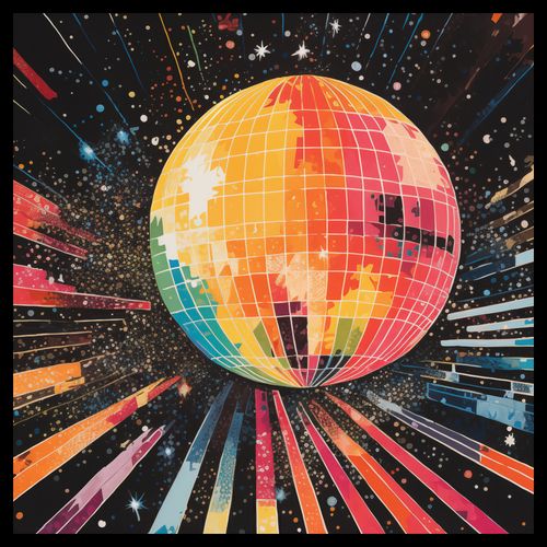 Plakat 60x60cm Disco Gra! na Arena.pl