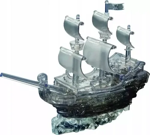 Crystal puzzle 3D. Statek piracki na Arena.pl