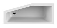 Narożna wanna akrylowa przyścienna 70x160cm Polska lewa prawa