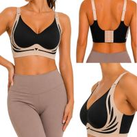 Biustonosz sportowy damski push up modelujący bezszwowy rozmiar M