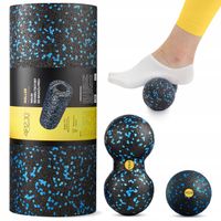 ZESTAW EPP ROLLER WAŁEK PIŁKA DUOBALL DO ĆWICZEŃ MASAŻU ROLOWANIA