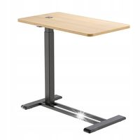 Mobilny Stolik Pod Laptopa 70x40 cm Regulowana wysokość 66-106 cm Przenośny