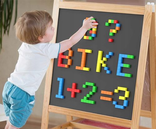 Klocki Konstrukcyjne Magnetyczne Edukacyjne Duże Zestaw Klocków Dla Dzieci na Arena.pl