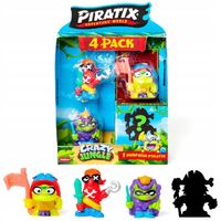 PIRATIX Crazy Jungle Mini Zestaw 4 Figurek