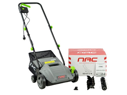 WERTYKULATOR AERATOR NAC SCE150-32-W 1500 W 2 WAŁKI SZER. 32 CM 2 FUNKCJE na Arena.pl