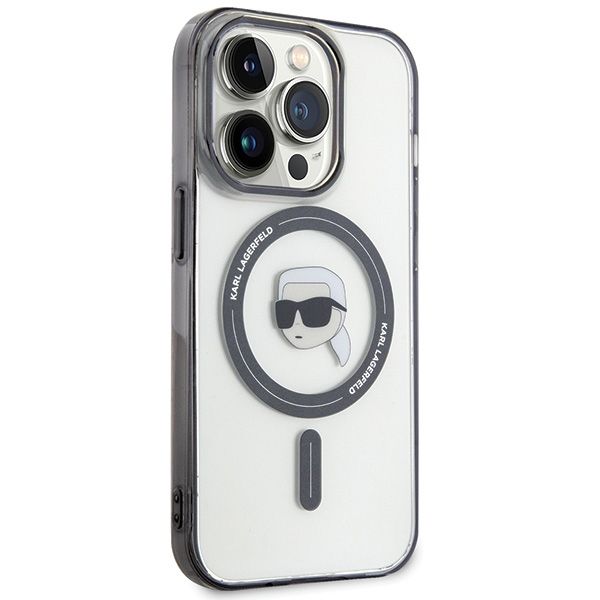 Etui Karl Lagerfeld do iPhone 15 Pro Max, Przezroczysty, MagSafe zdjęcie 4