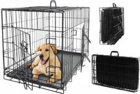 Klatka dla Psa do Samochodu Transportowa Kennel Metalowa 50x35x42 S 20"