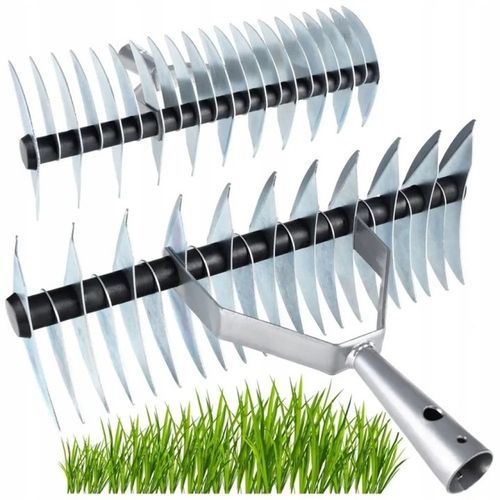 AERATOR WERTYKULATOR OBROTOWY RĘCZNY WAHADŁOWY DO TRAWY TRAWNIKA Z KOLCAMI na Arena.pl