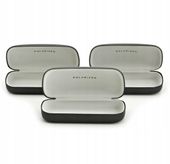 3x Twarde czarne ETUI Futerał na okulary ESTILLO