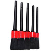 ZESTAW SZCZOTEK PĘDZLI DO DETAILINGU MYCIA SAMOCHODU AUTA DETAILING 5szt