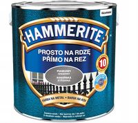 Hammerite Prosto Na Rdzę farba do metalu piaskowy srebrny 2,5L