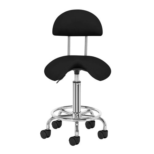 Taboret kosmetyczny 6001 czarny na Arena.pl