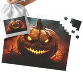 PUZZLE - HALLOWEEN DYNIA ŚWIĘTA ŚWIĄTECZNE WZORY 120el + WORECZEK