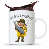 Kubek Prezent Wędkarza Rybaka Najlepszy Wędkarz Z Nadrukiem Ze Zdjęciem