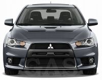 Mitsubishi Lancer Evo-Chromowane Listwy Chrome Grill Atrapy Zderzaka Tuning