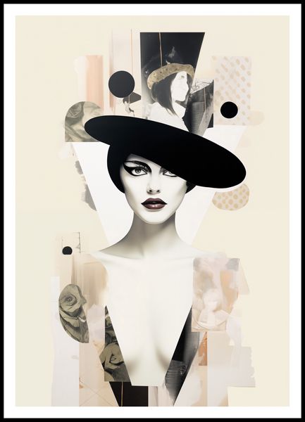 Plakat 70x100cm Portret en Décalage zdjęcie 3