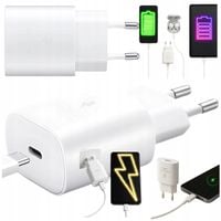 Ładowarka 25W USB C Szybka Do Telefonu Z Kablem Uniwersalna Typ C
