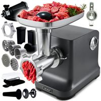 6w1 Maszynka do mięsa Metalowa Yoer 2100W 3,5kg +Szatkownica +27 ELEMENTÓW