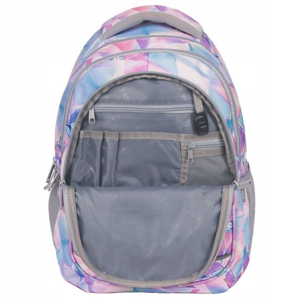 PLECAK SZKOLNY MŁODZIEŻOWY BACKUP 26L DLA DZIEWCZYNY REFLEKSY GEOMETRYCZNE zdjęcie 7