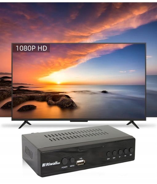Dekoder DVB-T2 HEVC H.265 Riwall TVCONTROL Tuner TV Full HD HDMI USB zdjęcie 3