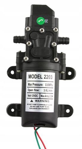 POMPA POMPKA DO WODY OPRYSKIWACZA AKUMULATOROWEGO POMPKA 5,5 BAR 12V na Arena.pl