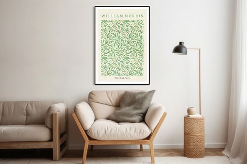Plakat 50x70cm Design Willow Bough Pattern, Morris Vintage do Salonu na Arena.pl