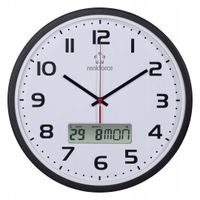 Zegar ścienny sterowany RADIOWO auto czas 32cm