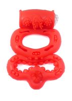 pierścień vibrating cockring red