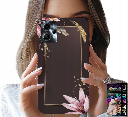 ETUI DO MOTOROLA G13 / G23 - KWIECISTE ELEGANCKIE WZORY OBUDOWA na Arena.pl