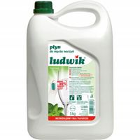 LUDWIK Płyn do mycia naczyń miętowy Duży zapas 5L