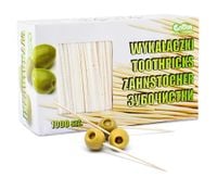 wykałaczki w papierku 25g grubości, bez nadruku - 1000 szt.