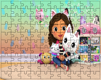 Puzzle Koci Domek Gabi
