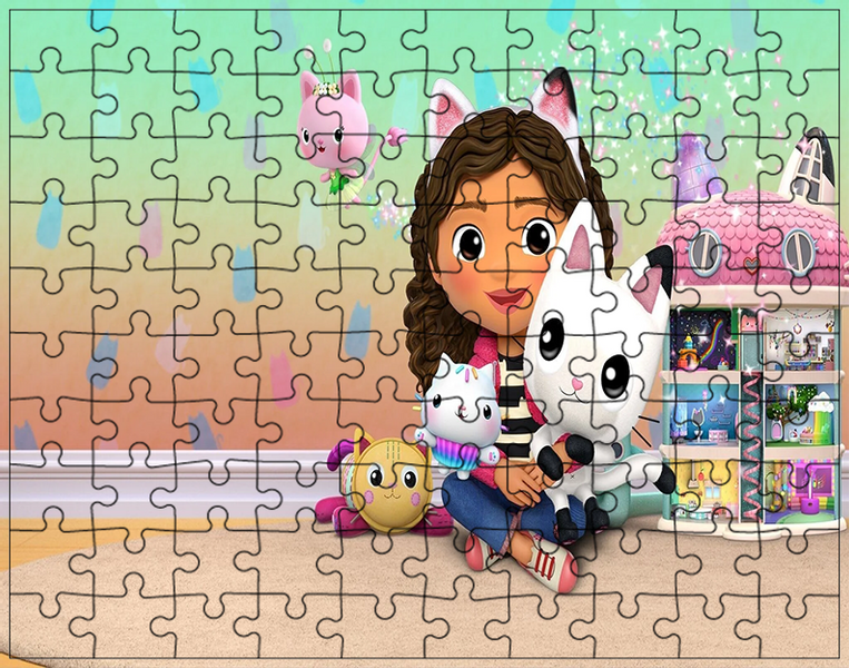 Puzzle Koci Domek Gabi zdjęcie 1