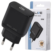 beline ład. siec. 1x usb-c 30w czarna/black (only head) pd 3.0