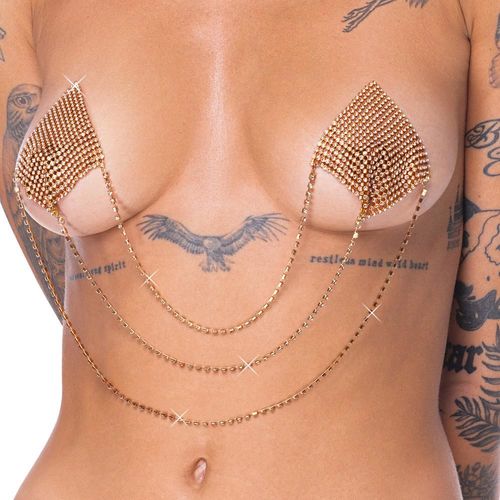 nipple jewellery gold na Arena.pl