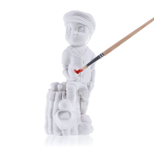 Kolorowanka 3D Pinokio drewniany chłopiec Figurka gipsowa na Arena.pl